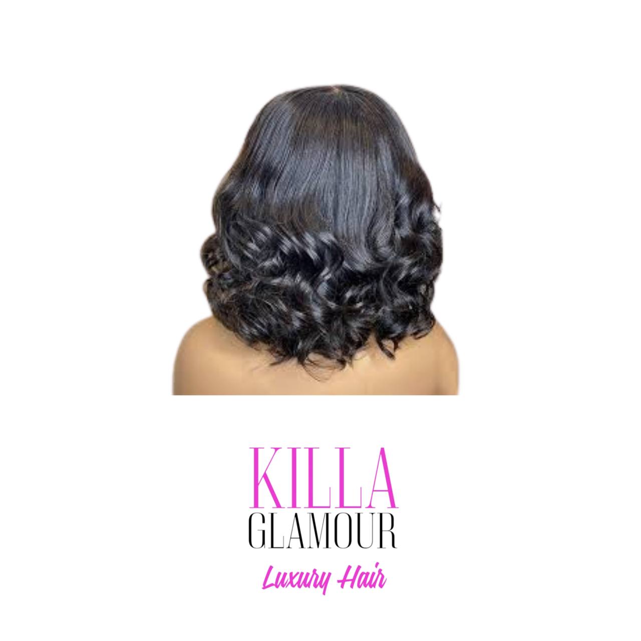 Transprent 5*5 Bob Wig